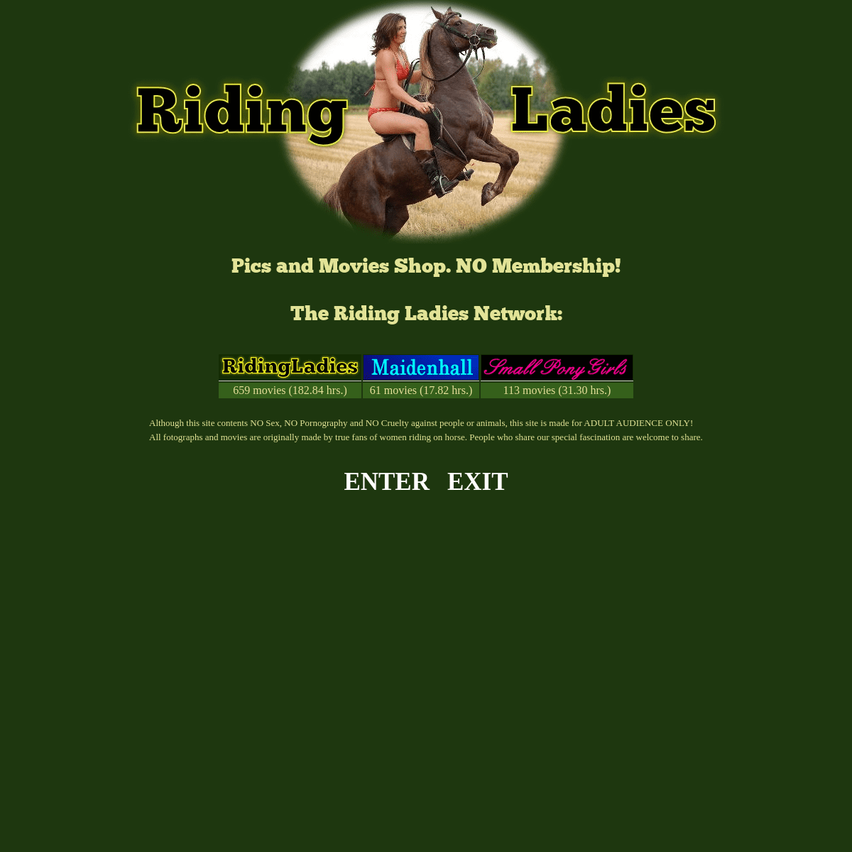 A complete backup of ridingladies.com