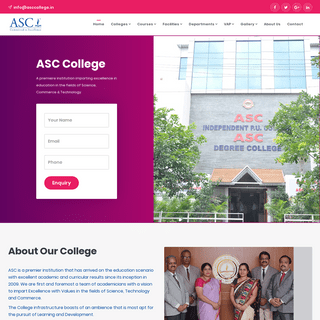A complete backup of asccollege.in