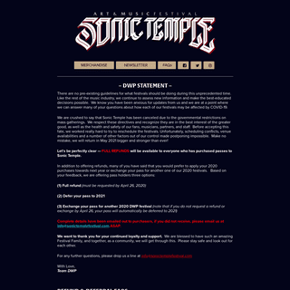 A complete backup of sonictemplefestival.com