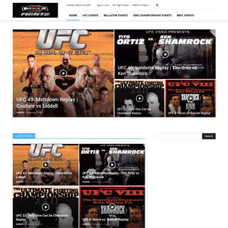 A complete backup of mmafights.net