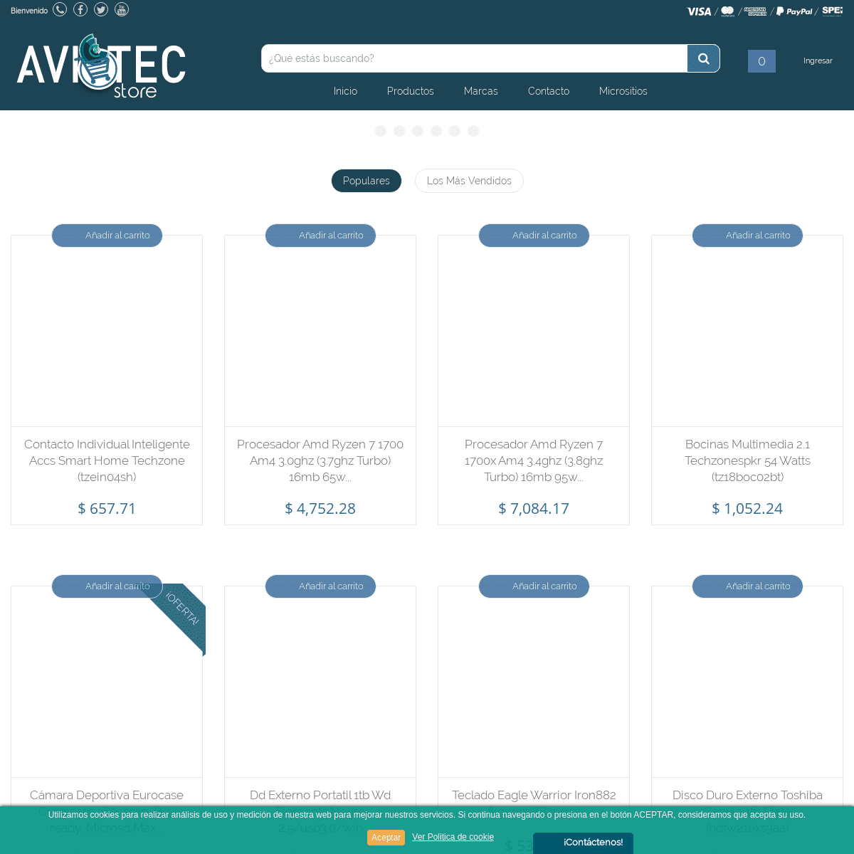 A complete backup of avitecstore.com