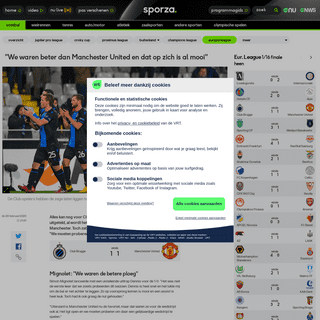 A complete backup of sporza.be/nl/2020/02/20/reacties-club-brugge/