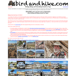 Bird and Hike . com