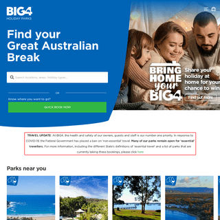 A complete backup of big4.com.au