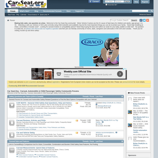 Car Seat.Org - Carseat, Automobile & Child Passenger Safety Community Forums