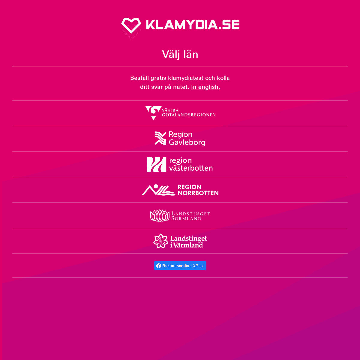 A complete backup of klamydia.se