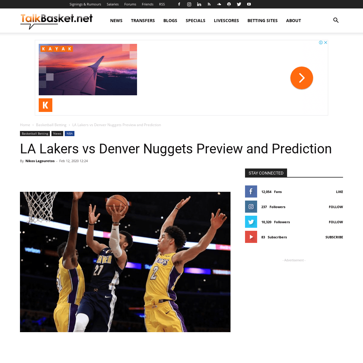 A complete backup of www.talkbasket.net/69407-la-lakers-vs-denver-nuggets-preview-and-prediction
