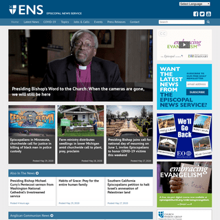 A complete backup of episcopalnewsservice.org