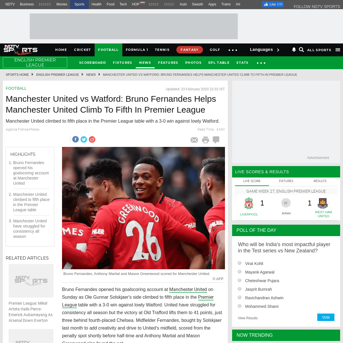 A complete backup of sports.ndtv.com/english-premier-league/manchester-united-vs-watford-bruno-fernandes-helps-manchester-united