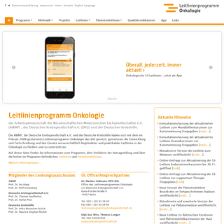 A complete backup of leitlinienprogramm-onkologie.de