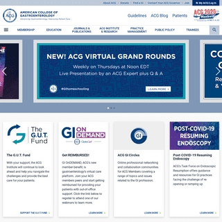 Home Page - American College of Gastroenterology