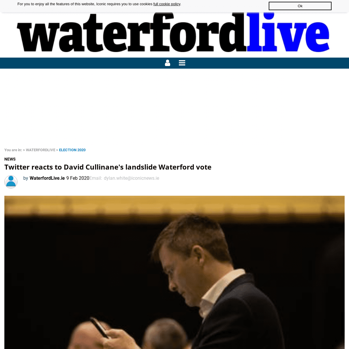 A complete backup of www.waterfordlive.ie/news/election-2020/515860/twitter-reacts-to-david-cullinane-s-landslide-waterford-vote