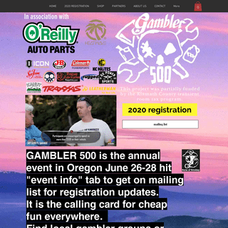 A complete backup of gambler500.com