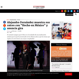 A complete backup of www.elespectador.com/entretenimiento/musica/alejandro-fernandez-muestra-sus-raices-con-hecho-en-mexico-y-an