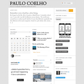 A complete backup of paulocoelhoblog.com