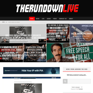 A complete backup of therundownlive.com