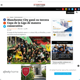A complete backup of www.elespectador.com/deportes/futbol-internacional/manchester-city-gano-su-tercera-copa-de-la-liga-de-maner