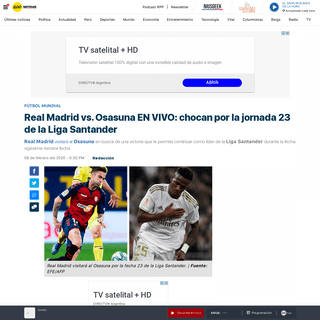 A complete backup of rpp.pe/futbol/futbol-mundial/real-madrid-vs-osasuna-en-vivo-liga-santander-ver-online-en-directo-via-espn-p