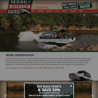 A complete backup of wisconsinducktours.com
