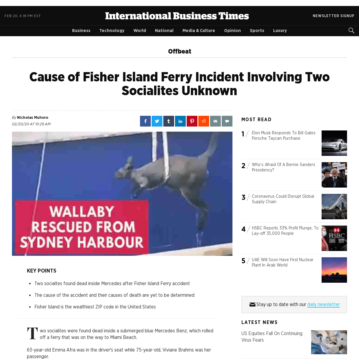 A complete backup of www.ibtimes.com/cause-fisher-island-ferry-incident-involving-two-socialites-unknown-2925850
