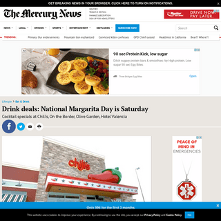A complete backup of www.mercurynews.com/drink-deals-national-margarita-day-is-saturday