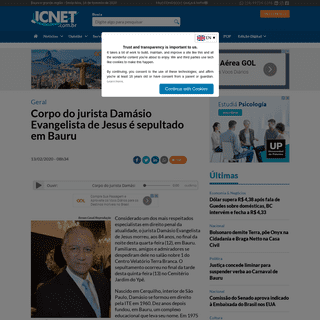 A complete backup of www.jcnet.com.br/noticias/geral/2020/02/714237-morre-o-jurista-damasio-evangelista-de-jesus.html