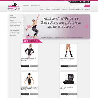A complete backup of nydancewear.com