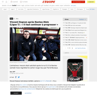 A complete backup of www.lequipe.fr/Football/Actualites/Vincent-hognon-apres-nantes-metz-ligue-1-il-faut-continuer-a-progresser/