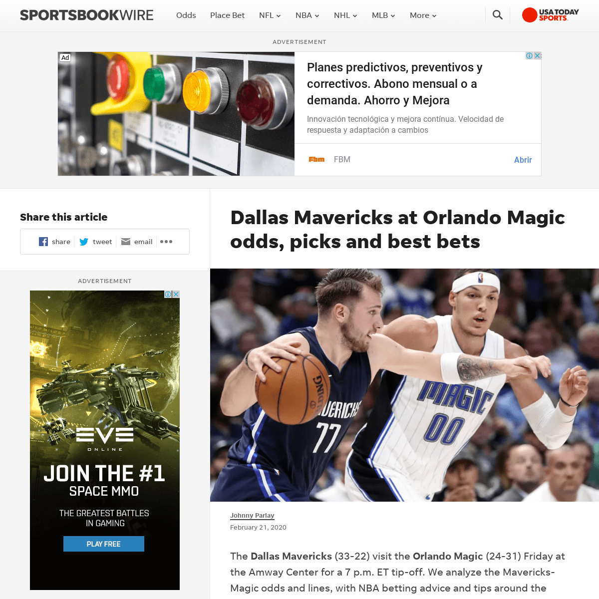 A complete backup of sportsbookwire.usatoday.com/2020/02/21/dallas-mavericks-at-orlando-magic-odds-picks-and-best-bets/