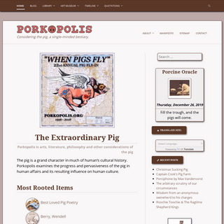 A complete backup of porkopolis.org
