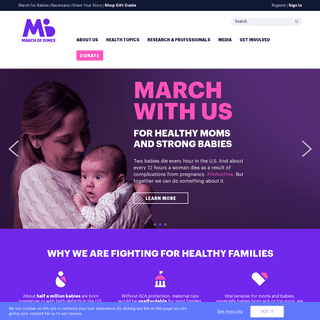 A complete backup of marchofdimes.org