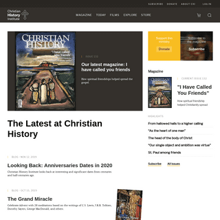 A complete backup of christianhistoryinstitute.org