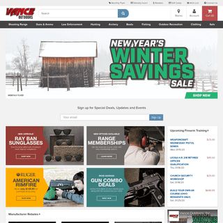 Vance Outdoors - Online Shopping for Firearms, Ammunition and Shooting Accessories