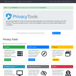 A complete backup of privacytools.io