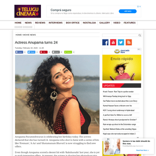 Actress Anupama turns 24 - telugucinema.com