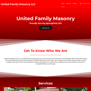 A complete backup of unitedfamilymasonryllc.com