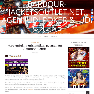 Barbour-jacketsoutlet.net- Agen Judi Poker & Judi Online