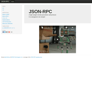 A complete backup of jsonrpc.org