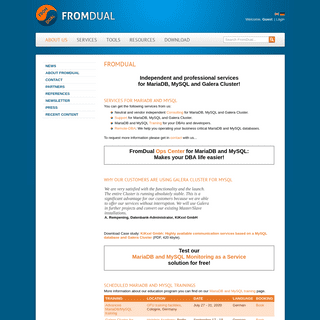 A complete backup of fromdual.com