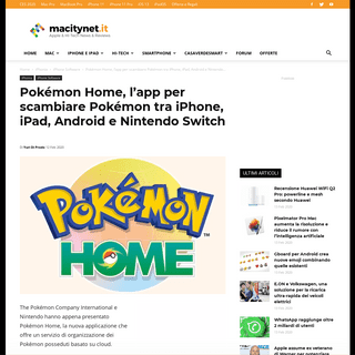 A complete backup of www.macitynet.it/pokemon-home-lapp-per-scambiare-pokemon-tra-iphone-ipad-android-e-nintendo-switch/