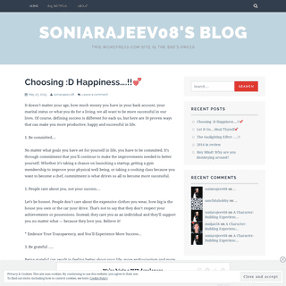 A complete backup of soniarajeev08blog.wordpress.com