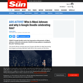 A complete backup of www.thesun.co.uk/news/10886058/who-is-nkosi-johnson-and-why-is-google-doodle-celebrating-him/