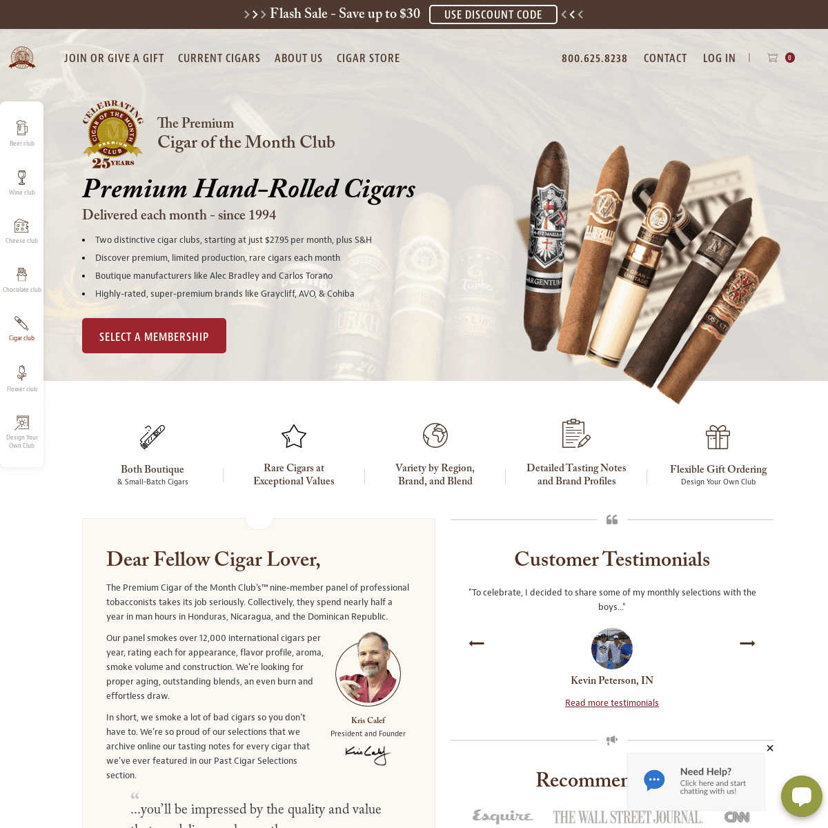 A complete backup of cigarmonthclub.com