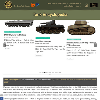 A complete backup of tanks-encyclopedia.com