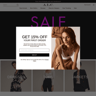 A.L.C. - Official Site - Designer Clothing and Accessories