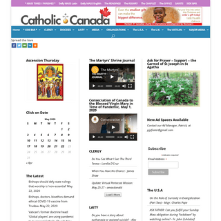 A complete backup of catholicanada.com