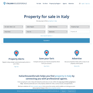 A complete backup of italianhousesforsale.com