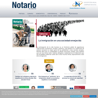Bienvenidos a la revista El Notario del Siglo XXI