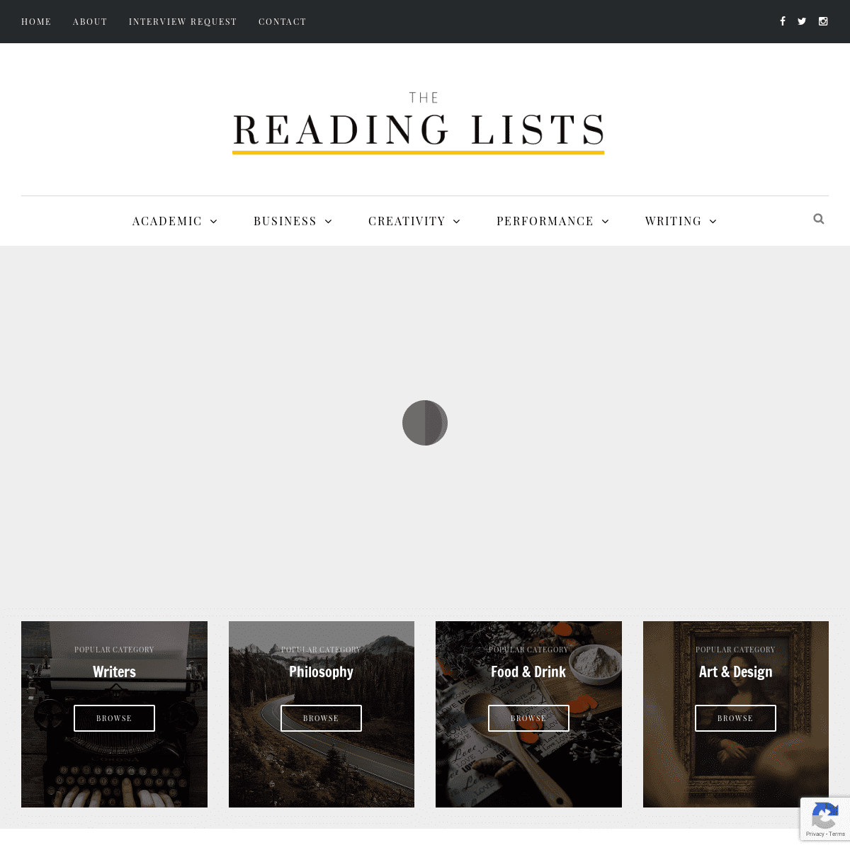 A complete backup of thereadinglists.com