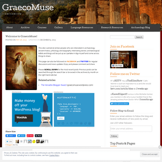 A complete backup of graecomuse.wordpress.com